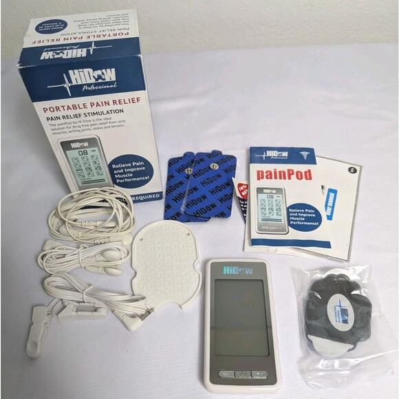 Hi-dow Pro Pain Relief Portable Muscle Stimulation Pulse Voltage PainPod Sports - Picture 1 of 6